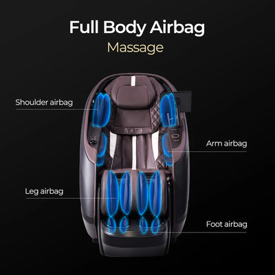 LIFETREND Luxe 4D Dual Core Faux Leather Massage Chair - Fitness Outlet