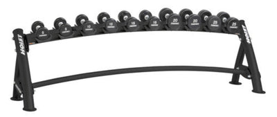 Hoist Fitness CF3461-1 Commercial (1) Tier Horizontal Dumbbell Rack - FITNESS OUTLET