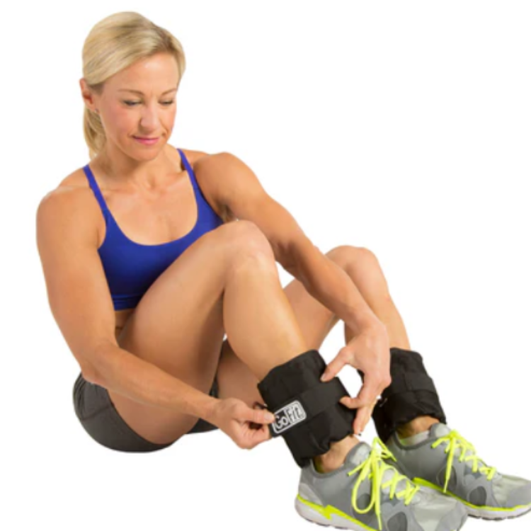 GoFit Ankle Weights- 5lbs Each / 10lb Pair
