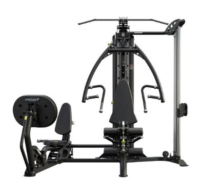 V1 Elite Gym - Shown with optional Hi-Lo Pulley and Leg Press 