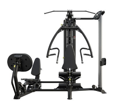V1 Elite Gym - Shown with optional Hi-Lo Pulley and Leg Press 
