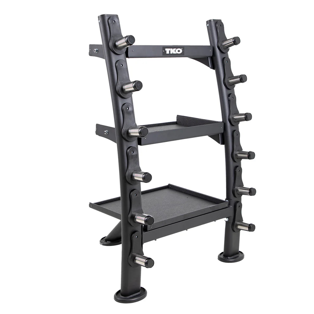 TKO Strength Accessory Rack - Matte Black