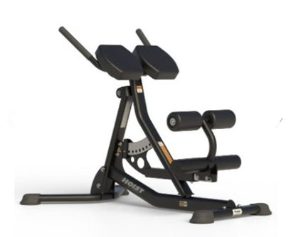 Hoist Fitness HF5664 Ab/Back Roman Hyper - New Matte Black Color - FITNESS OUTLET