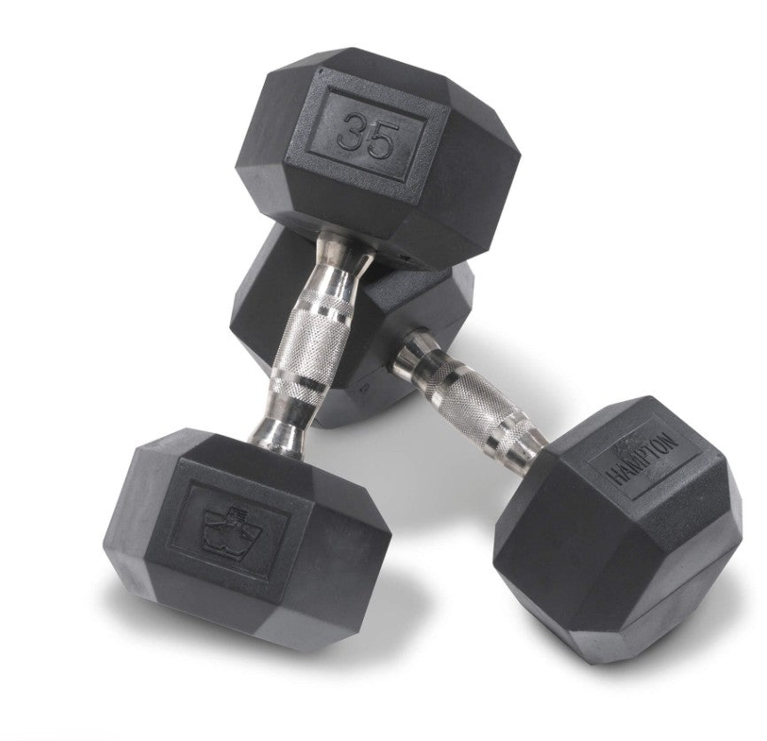 Hampton Fitness Urethane Dura-Bell Dumbbell - Thumbnail 4