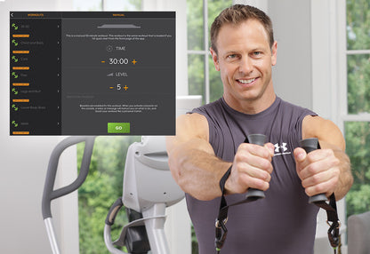 Q37 Elliptical Cross-Trainer with OPTIONAL CROSS CiRCUIT+ Kit