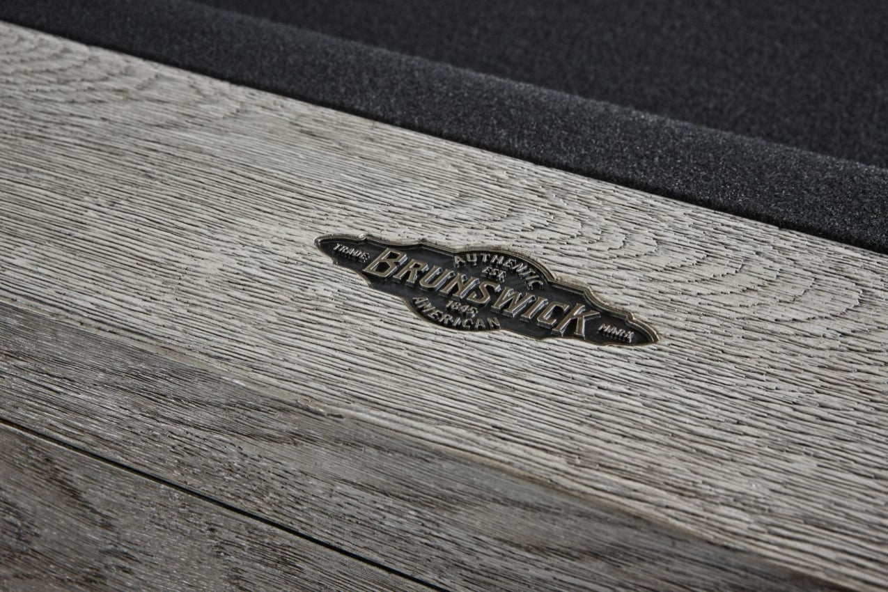 Brunswick Sanibel Billiard Table in Rustic Gray