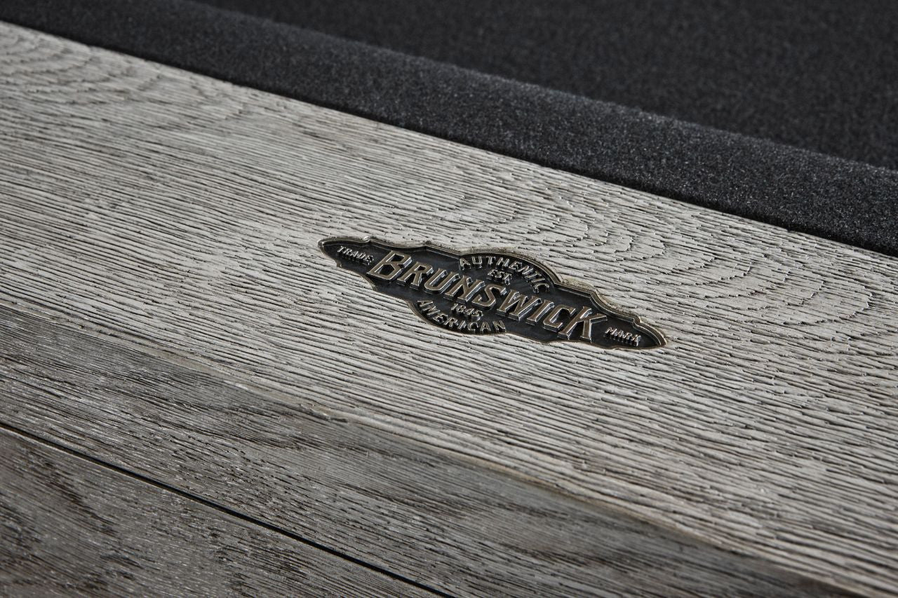 Brunswick Sanibel Billiard Table in Rustic Gray