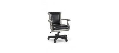 Brunswick Centennial Game Table Chair - Set of 2 - RUSTIC GREY/BLACK WIRE BRUSH