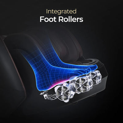 LIFETREND Luxe 4D Dual Core Faux Leather Massage Chair - Fitness Outlet