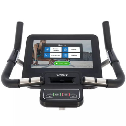 Spirit CU800-ENT Upright Bike - FITNESS OUTLET
