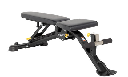 Hoist Fitness HF 5165  7-Position F.I.D. Bench - New Matte Black Color