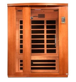Golden Designs  Dynamic Lugano 3-person Ultra Low EMF (Under 3MG) FAR Infrared Sauna (Canadian Hemlock)