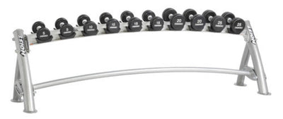 Hoist Fitness CF3461-1 Commercial (1) Tier Horizontal Dumbbell Rack - FITNESS OUTLET