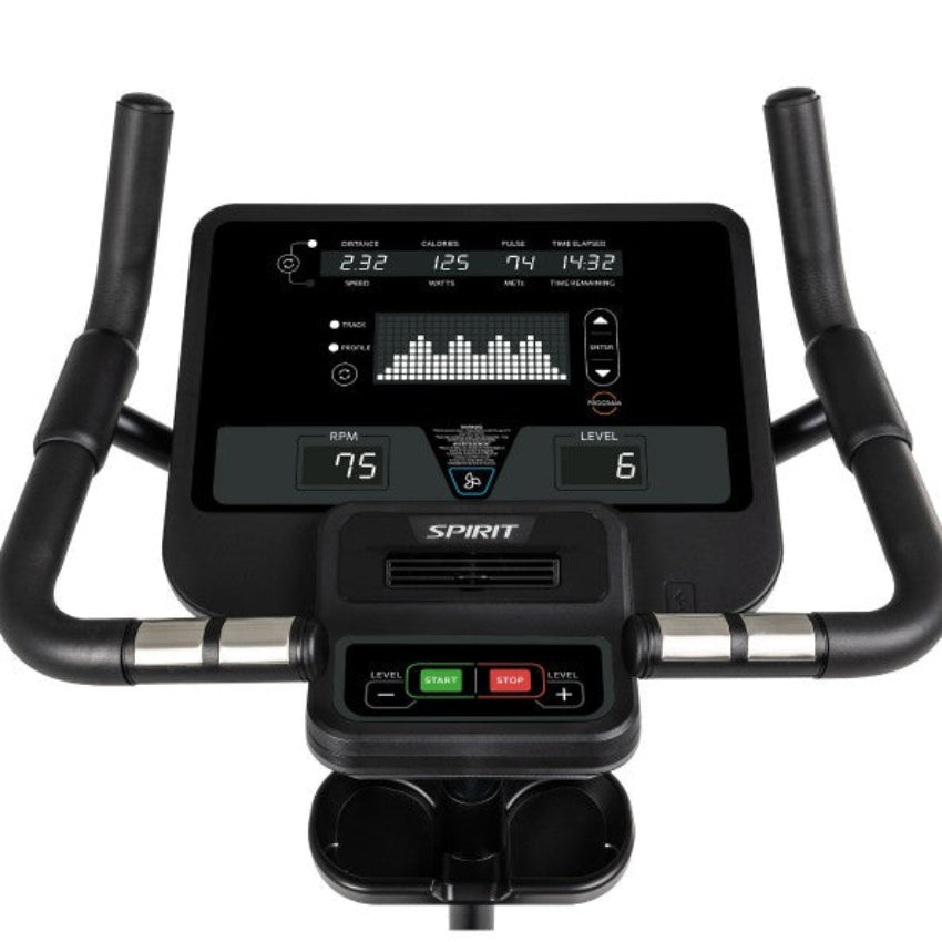 Spirit Fitness CU800 Upright Bike - FITNESS OUTLET