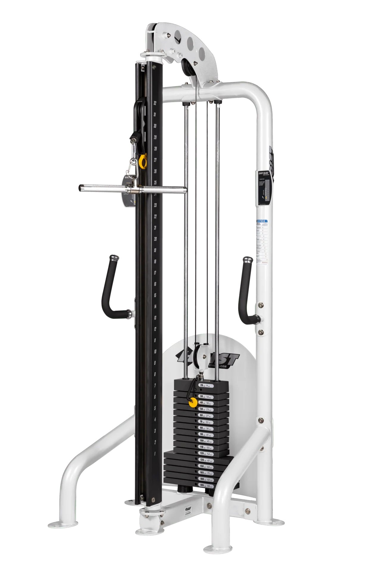 Hoist Fitness Commercial Stand Alone Hi-Lo Pulley - White 