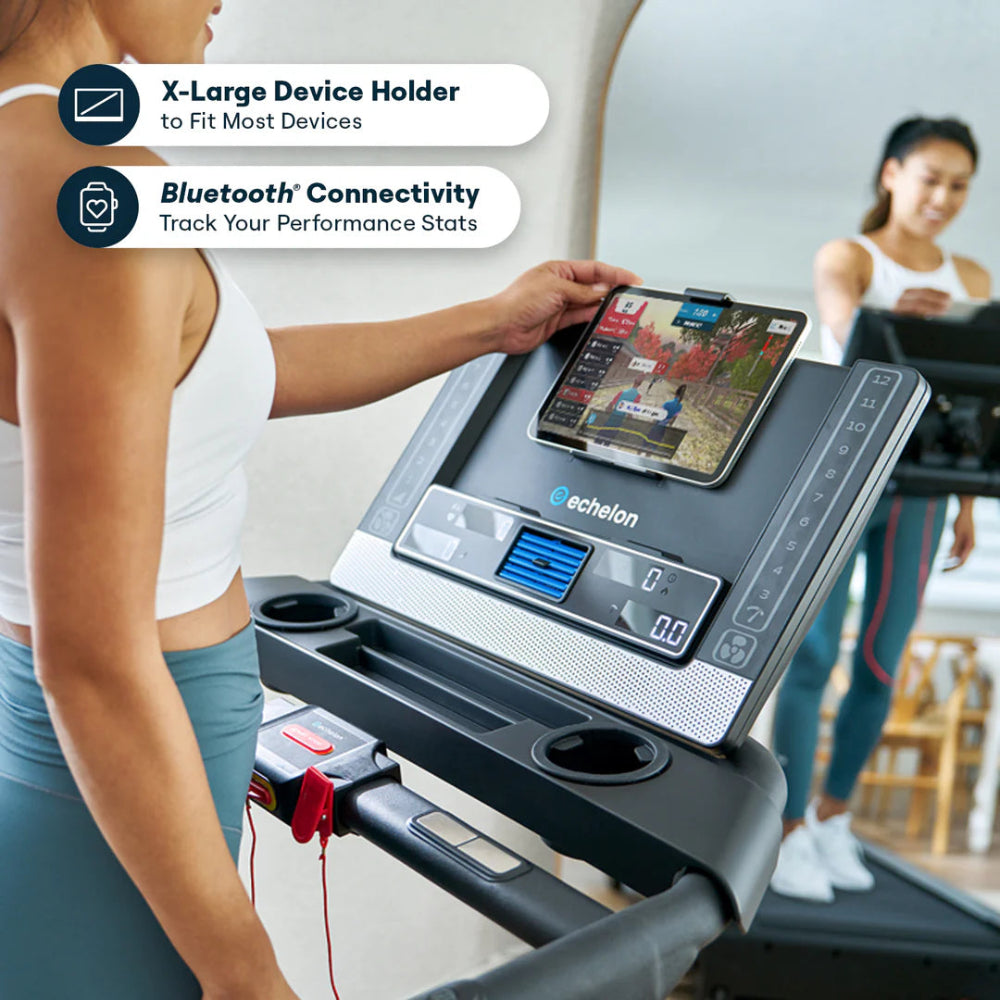 Echelon Stride-6 Auto Fold Pro Treadmill - Fitness Outlet