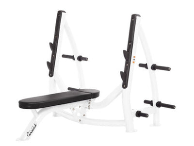 Hoist Fitness CF3170 Commercial Flat Olympic Bench with Storage - FITNESS OUTLET