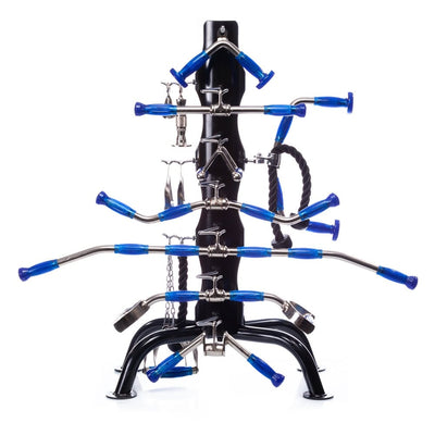 Hampton Machine Attachment Bar Club Pack 15 Piece Set with Urethane Grips - Blue 