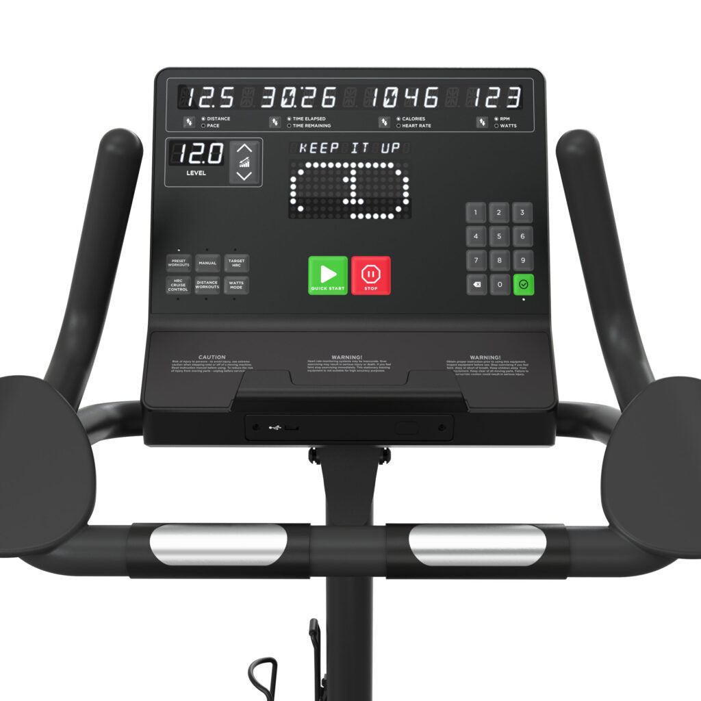 True Fitness Launch Upright Bike - Unite LED Console