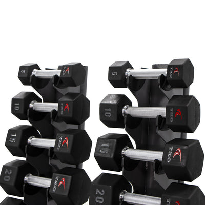 TKO'S 10 Pair Vertical Dumbbell Rack - Dumbbells sold seperately
