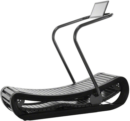 NOHrD SprintBok Curved Manual Treadmill in SHADOW