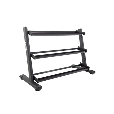TKO'S 3-Tier Rail Dumbbell Rack