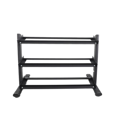 TKO'S 3-Tier Rail Dumbbell Rack