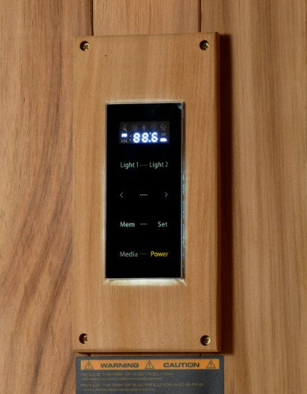 Golden Designs "Osla Edition" 6 Person Traditional Sauna - Canadian Red Cedar Interior and Pacific Premium Clear Cedar Exterior