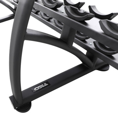 TKO'S 15 Pair Signature Dumbbell Saddle Rack