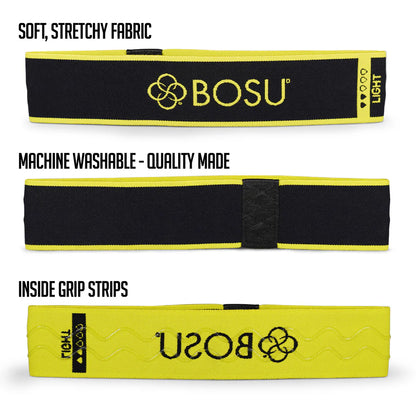 BOSU Fabric Resistance Bands - Fitness Outlet