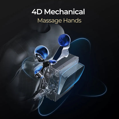 LIFETREND Luxe 4D Dual Core Faux Leather Massage Chair - Fitness Outlet