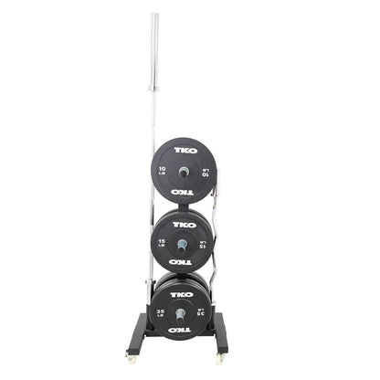 TKO Bumper Plate Rack With Wheels
