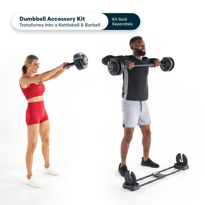 Echelon Strength Adjustable Dumbbells 752 with Stand - Fitness Outlet