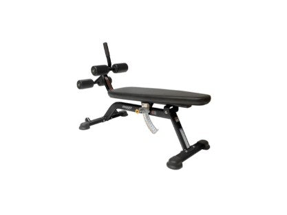 Hoist Fitness HF5264 Adjustable Ab Bench - New Matte Black Color - FITNESS OUTLET