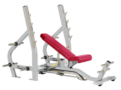 Hoist Fitness CF2179B Commercial (3) Way Flat Incline Decline Bench - Fitness Outlet 