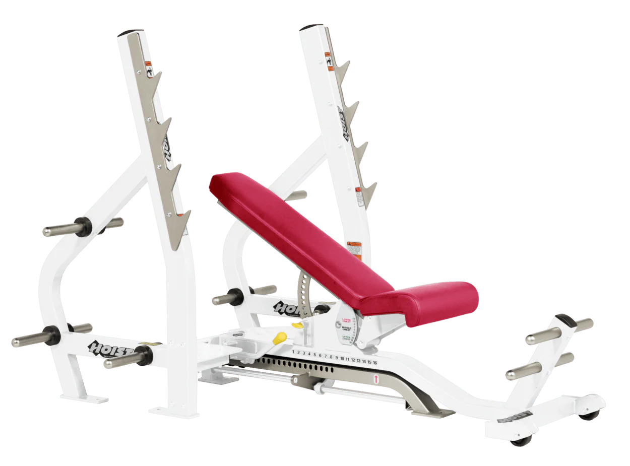 Hoist Fitness CF2179B Commercial (3) Way Flat Incline Decline Bench