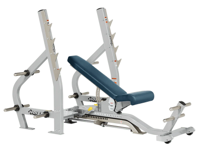 Hoist Fitness CF2179B Commercial (3) Way Flat Incline Decline Bench - Fitness Outlet 