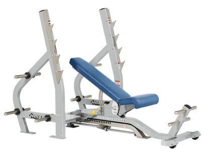 Hoist Fitness CF2179B Commercial (3) Way Flat Incline Decline Bench - Fitness Outlet 