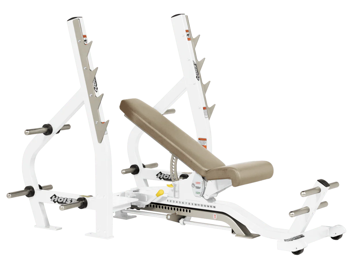 Hoist Fitness CF2179B Commercial (3) Way Flat Incline Decline Bench