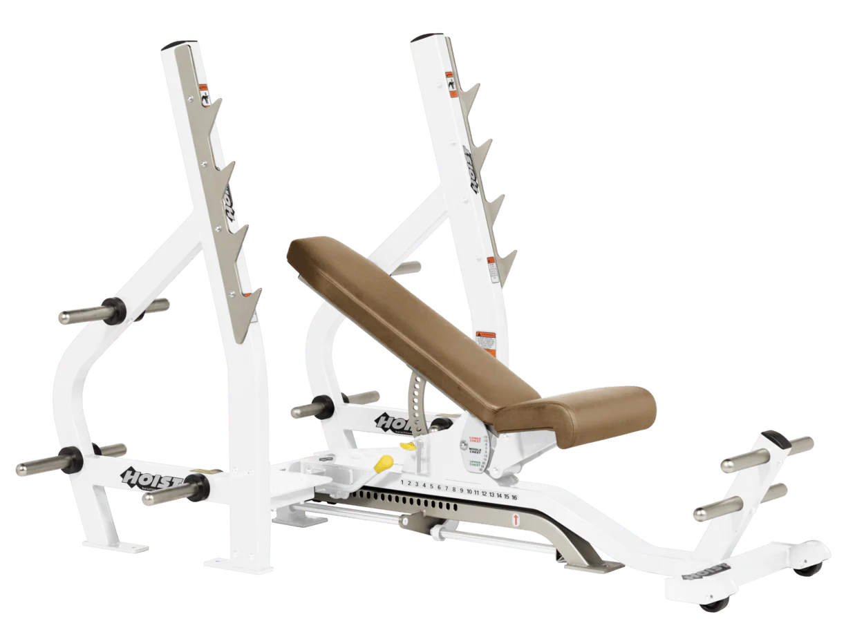 Hoist Fitness CF2179B Commercial (3) Way Flat Incline Decline Bench