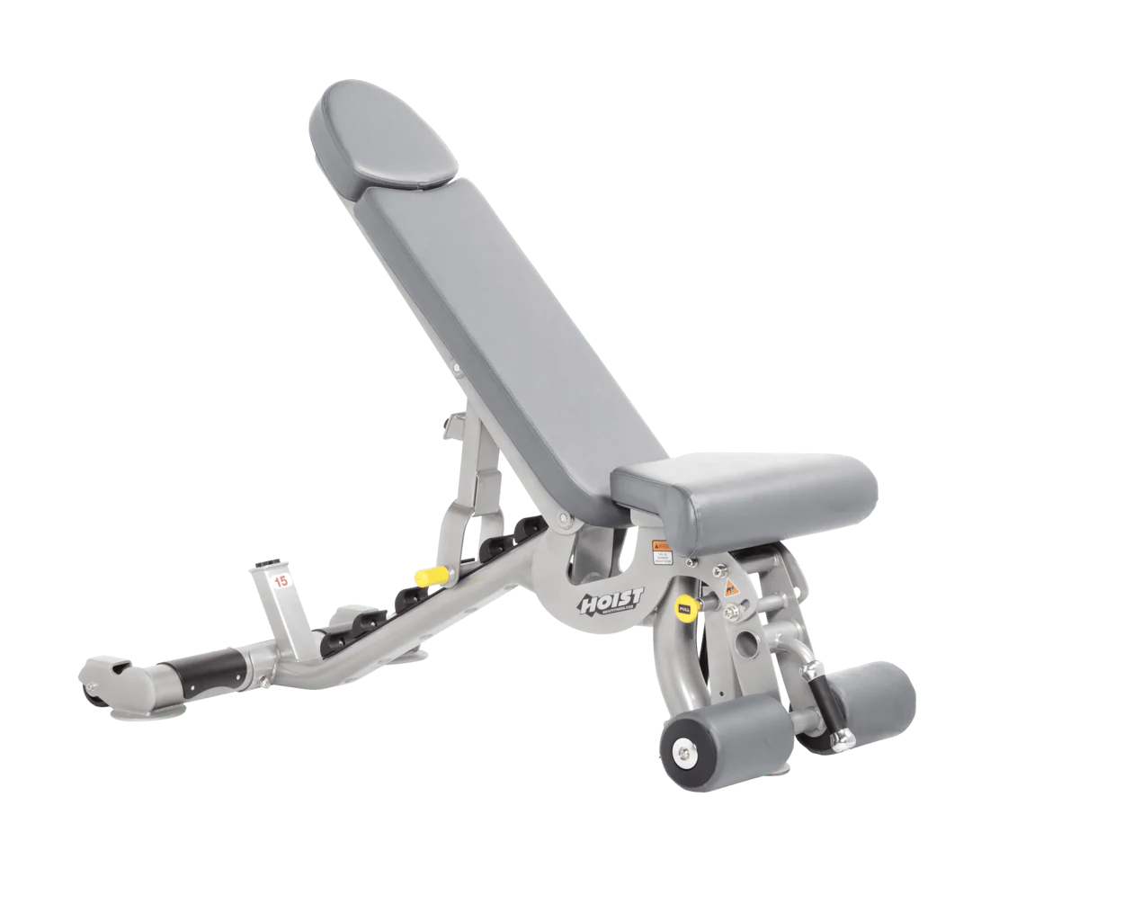 Hoist Fitness CF3165 Commercial Super Flat Incline Decline Bench - Fitness Outlet 