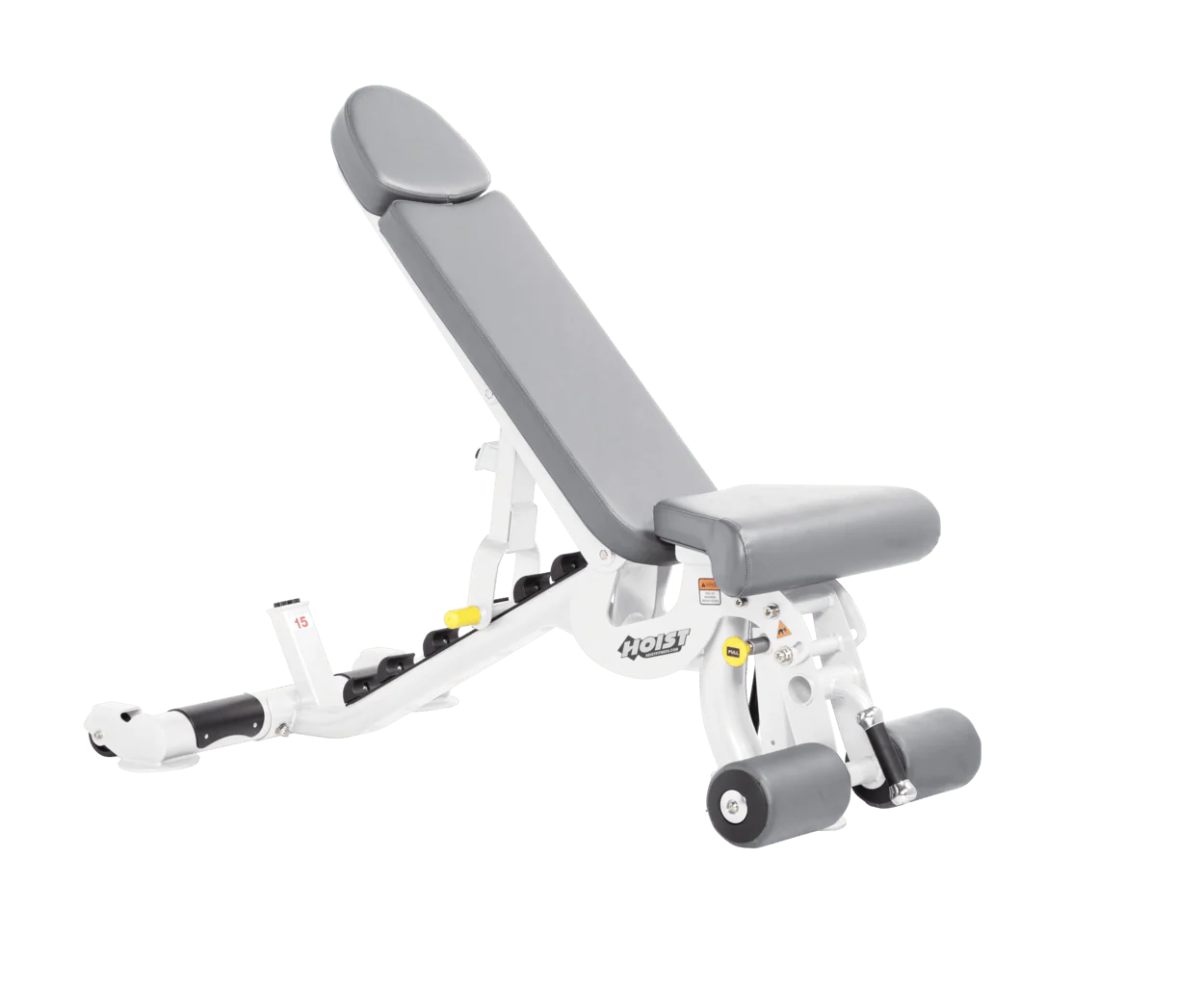 Hoist Fitness CF3165 Commercial Super Flat Incline Decline Bench - Fitness Outlet 