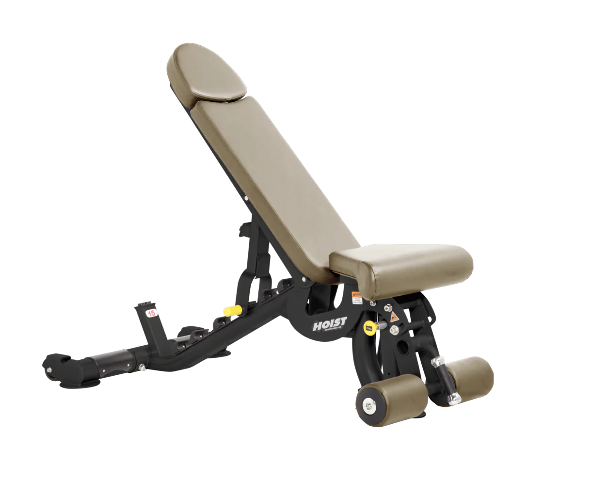 Hoist Fitness CF3165 Commercial Super Flat Incline Decline Bench - Fitness Outlet 