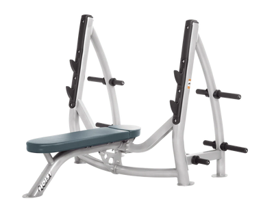 Hoist Fitness CF3170 Commercial Flat Olympic Bench with Storage - Fitness Outlet 