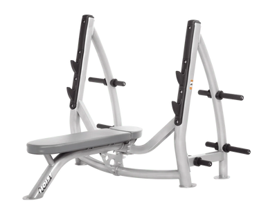 Hoist Fitness CF3170 Commercial Flat Olympic Bench with Storage - Fitness Outlet 