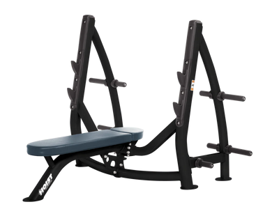 Hoist Fitness CF3170 Commercial Flat Olympic Bench with Storage - Fitness Outlet 