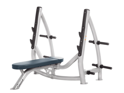Hoist Fitness CF3170 Commercial Flat Olympic Bench with Storage - Fitness Outlet 