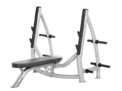 Hoist Fitness CF3170 Commercial Flat Olympic Bench with Storage - Fitness Outlet 