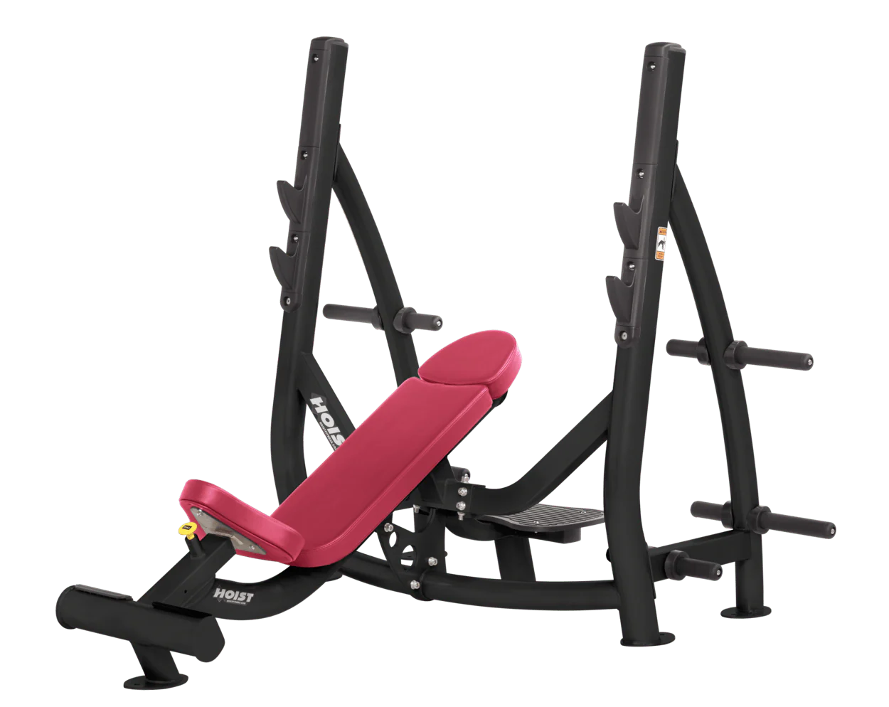 Hoist Fitness CF3172 Commercial Incline Olympic Bench with Storage - Fitness Outlet 
