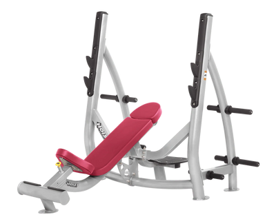 Hoist Fitness CF3172 Commercial Incline Olympic Bench with Storage - Fitness Outlet 